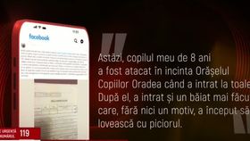 VIDEO Incident șocant în Oradea. Un copil de 8 ani agresat în toaleta unui parc, provocare TikTok în centrul atenției